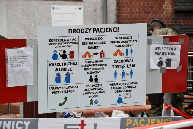 Sprawdzamy, co z pacjentami oddziału chorób wewnętrznych, na którym pracowała pielęgniarka z koronawirusem.