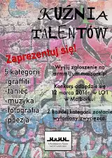 "Kuźnia talentów" - nowy konkurs Młodzieżowej Rady Miasta Malborka