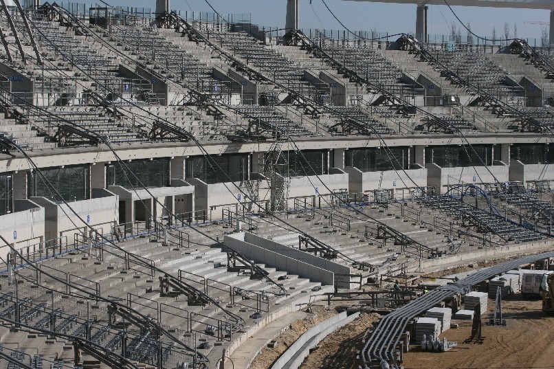 Stadion Śląski: Co nowego na budowie? [ZDJĘCIA + WIDEO]