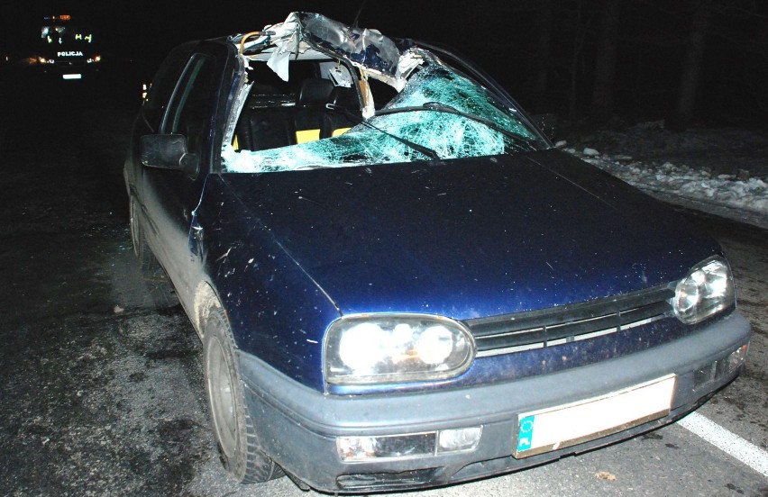 Do wypadku doszło 27 marca po godz. 18 w okolicach Bytowa.