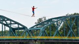 Przechodzili przez Wisłę w Fordonie po linach  [zobacz zdjęcia]