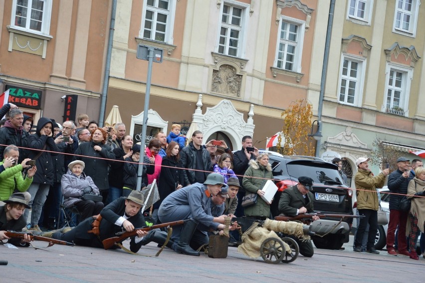 Inscenizację potyczki odegrano w 100. rocznicę I Powstania...