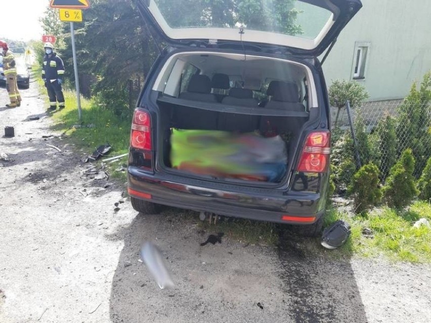 Wypadek na DK 28 w Cieniawie. Jedna osoba trafiła do szpitala