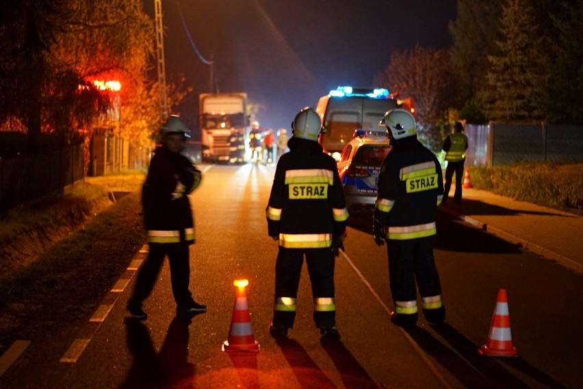 Wypadek w Chełmcach pod Kaliszem
