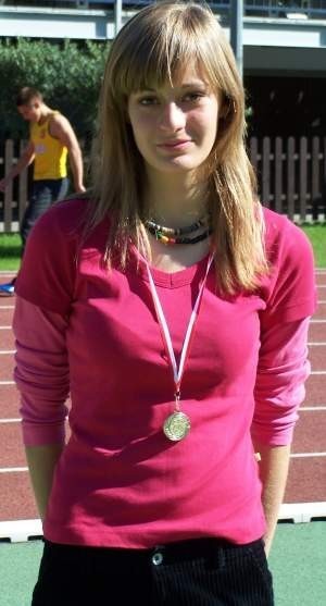 Alina Langowska jest mistrzynią okręgu w skoku wzwyż. FOT. ZBIGNIEW BRUCKI