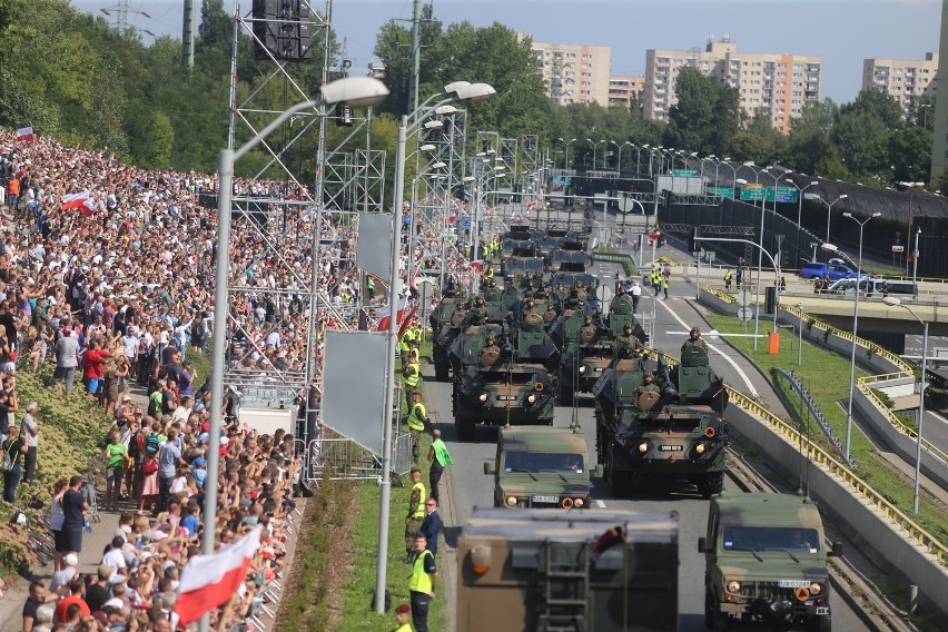 Defilada wojskowa w Katowicach