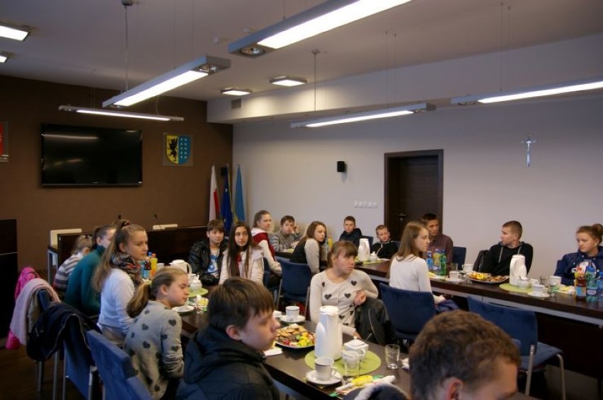 Goście z Ukrainy w bytowskim starostwie