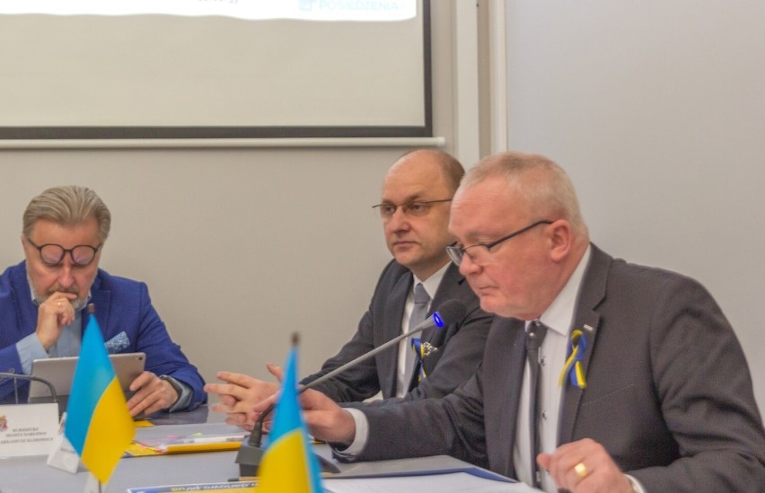 Sesja RM w Darłowie - solidarni z Ukrainą