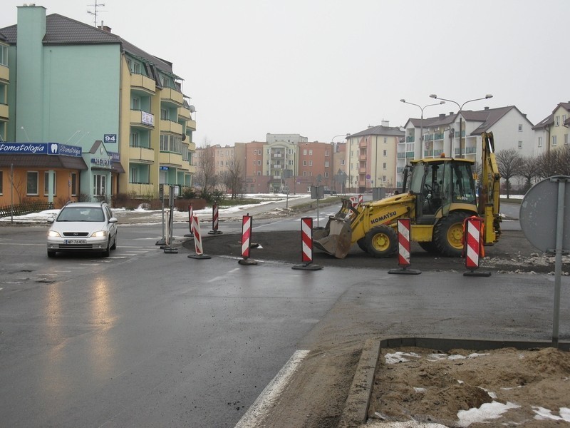 Drogowcy wznowili przebudowę skrzyżowań na Podolszycach