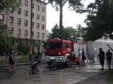 Straż pożarna obudziła studentów podczas Juwenaliów [zdjęcia+wideo]