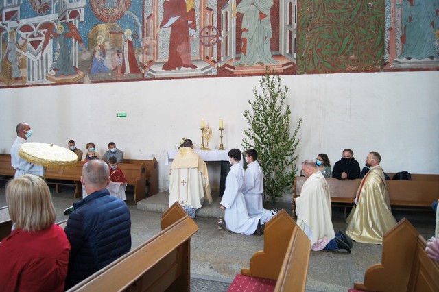 Uroczystości Najświętszego Ciała i Krwi Chrystusa w tym roku odbyły się wewnątrz katedry.