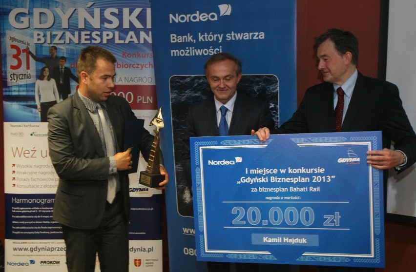 Gdyński Biznesplan 2013: Kamil Hajduk zdobył główną nagrodę! [ZDJĘCIA]