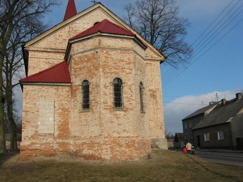 To ewangelicki kościół w Kwieciszewie koło Mogilna....