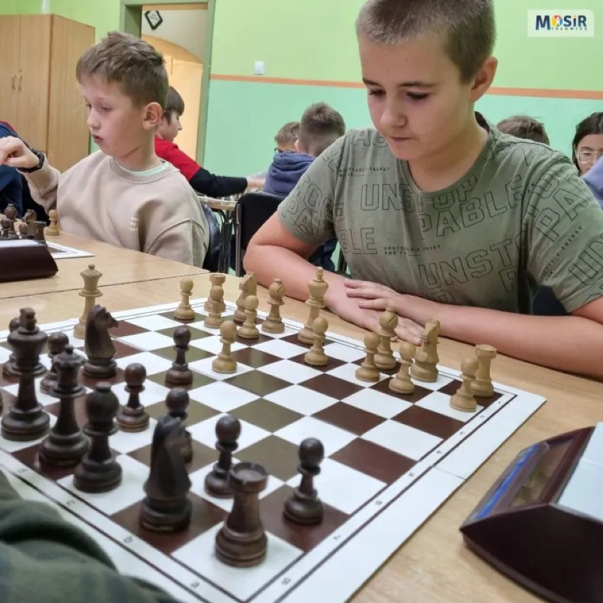 Turniej mysłowickich szkół w szachach.