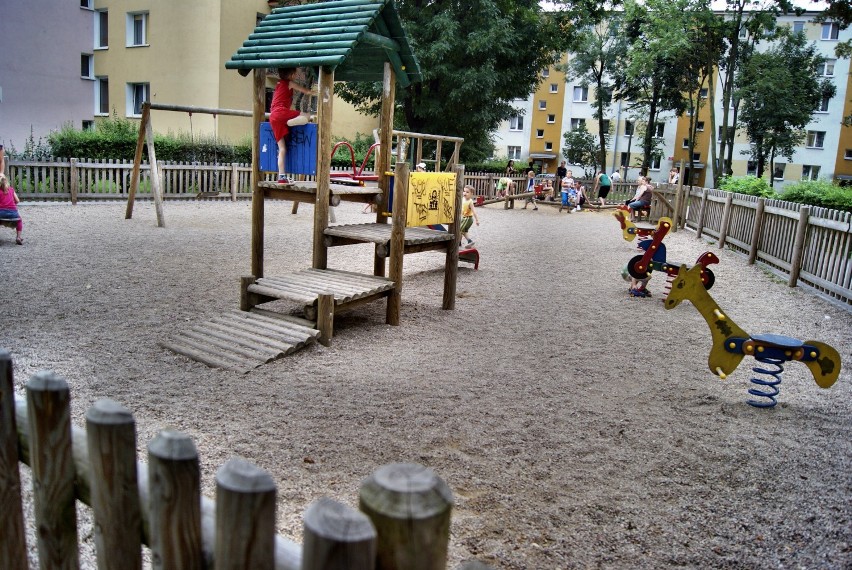 plac zabaw na ulicy Sokolej