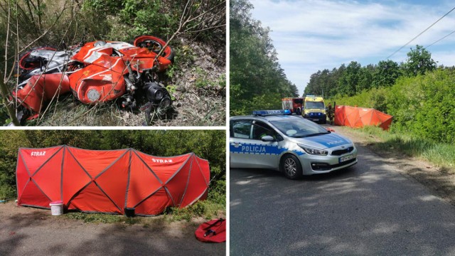Tragedia na północ od Warszawy. Ciało motocyklisty znalezione w przydrożnym rowie