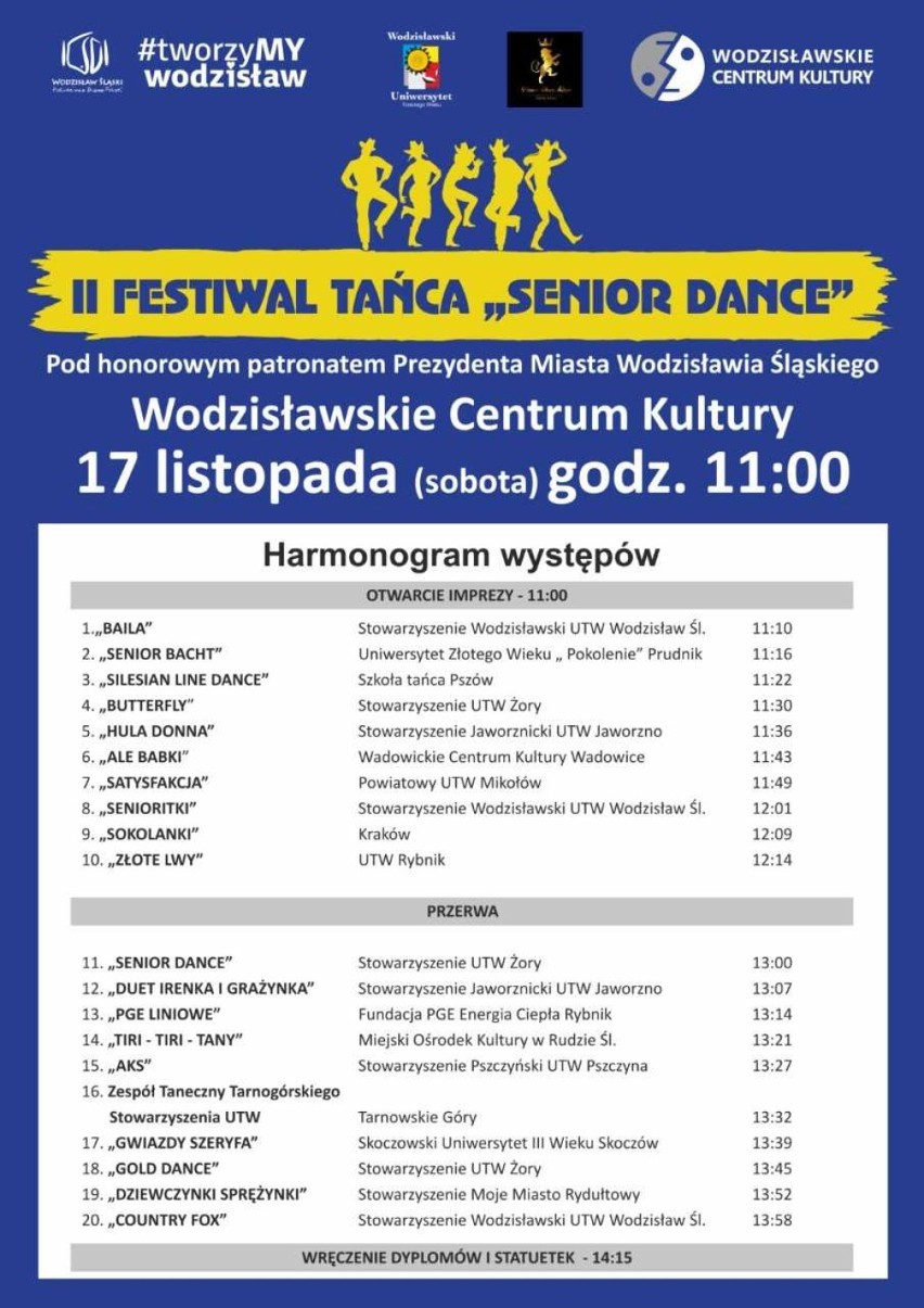 Senior Dance w Wodzisławskim Centrum Kultury