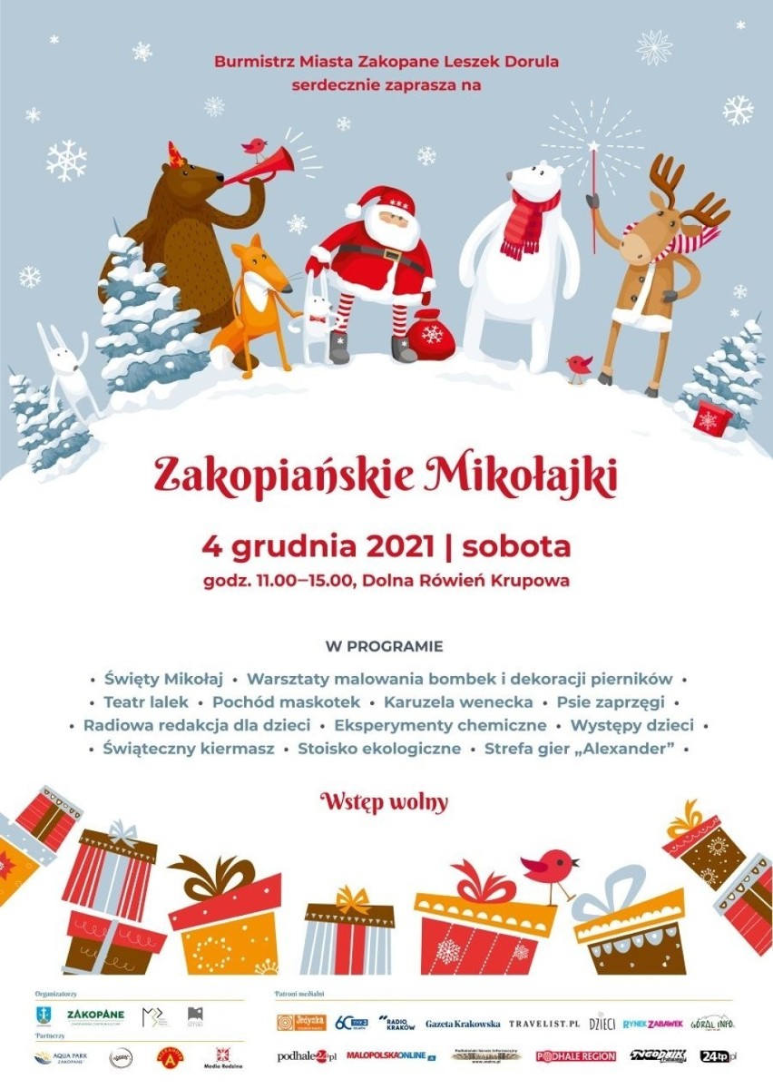 Zakopane. Miasto organizuje po rocznej przerwie zabawę w plenerową dla dzieci. Zakopiańskie Mikołajki rozkręci karuzela wenecka 4 grudnia