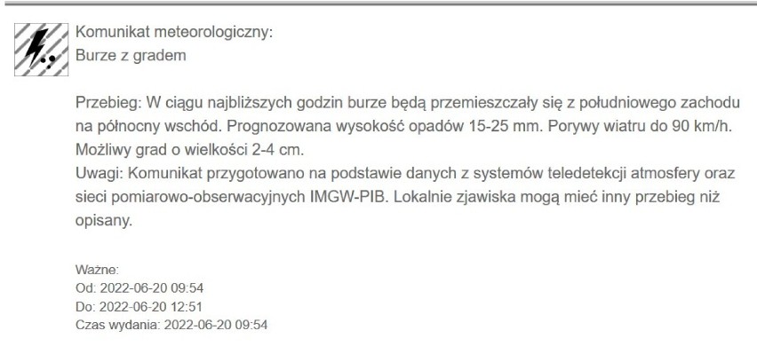 Uwaga! Naciągają kolejne, bardzo groźne burze na Dolny Śląsk