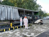 Z Sosnowca zniknęła kolejna naczepa z niebezpiecznymi odpadami. Substancje zostały wywiezione z ulicy Kresowej