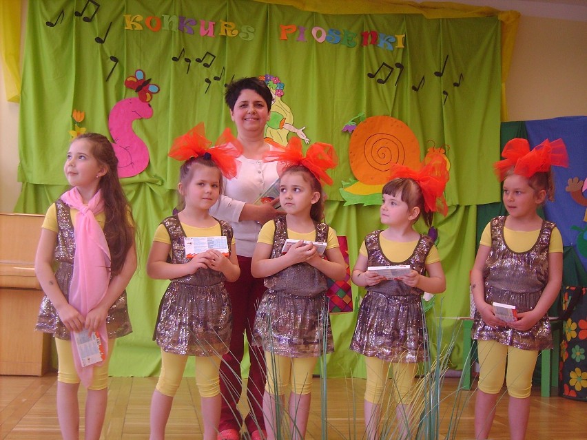 Konkurs Piosenki Dziecięcej w przedszkolu w Łagowie