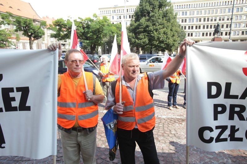 Protest przeciw S1 w Katowicach