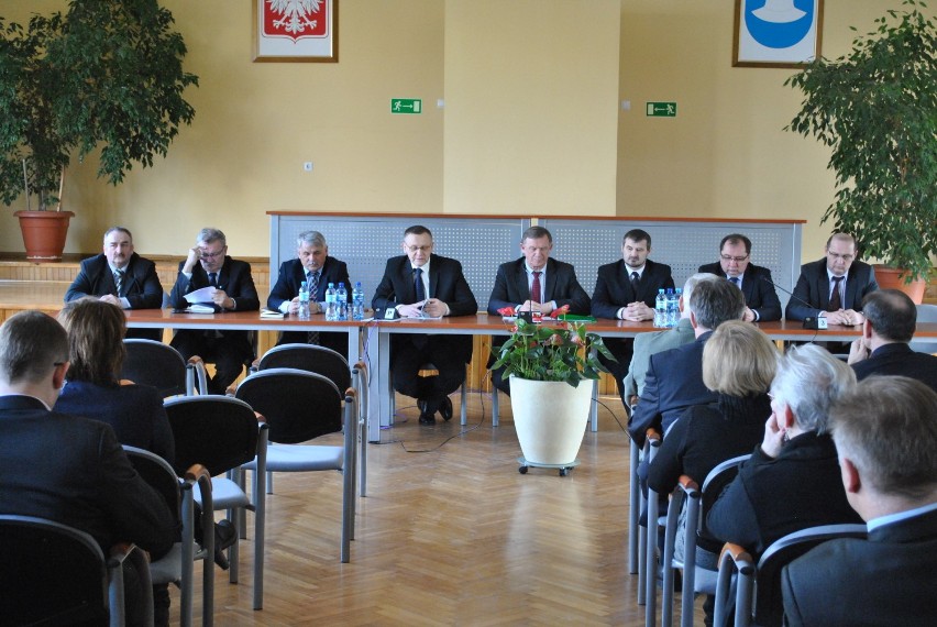 Marszałek w Kłobucku, spotkanie z samorządowcami