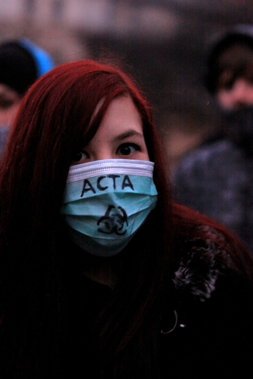 Przeciwnicy ACTA już protestowali w Katowicach