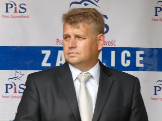 Przemysław Strzelczyk jest  kandydatem PiS na wójta gminy Zapolice