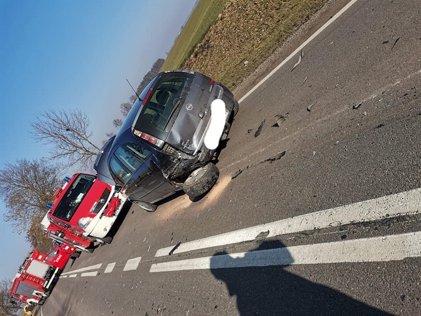 W wyniku zderzenia poszkodowanych zostało 5 osób, z czego...