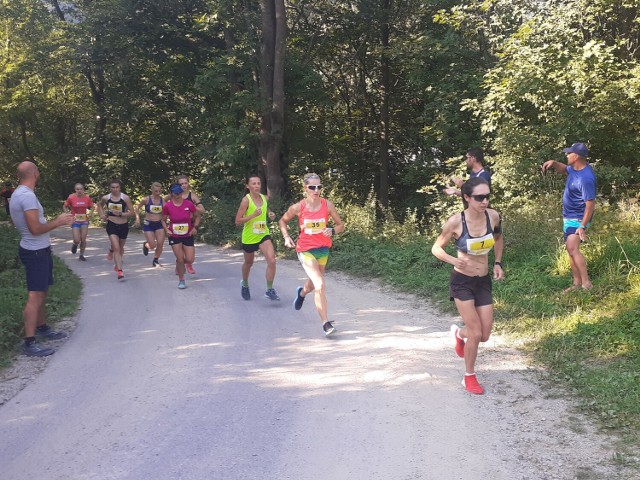 Anna Celińska podczas Gorce Ultra Trail.