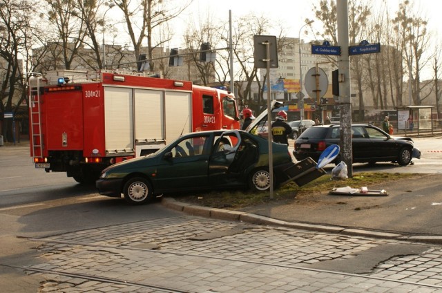 Wypadek na ul. Grabiszyńskiej