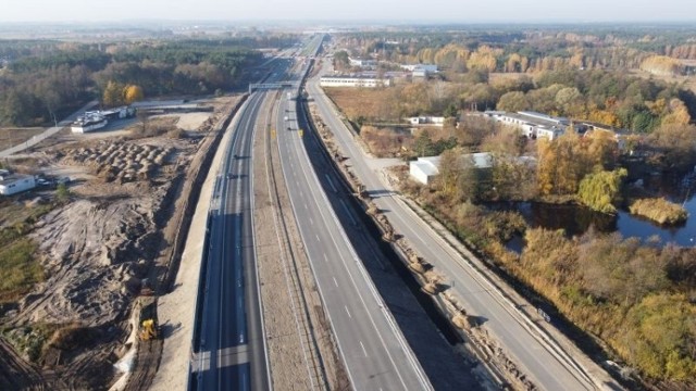 Z Bydgoszczy do Szubina przejedziemy trasą S5, ale prace na tym odcinku wciąż trwają