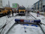 Wypadek na Głogowskiej: Śmierć pod kołami tramwaju. Nie żyje młoda kobieta [ZDJĘCIA]