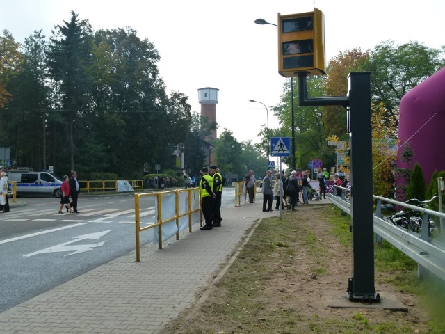 Nowy żółty fotoradar w Spale