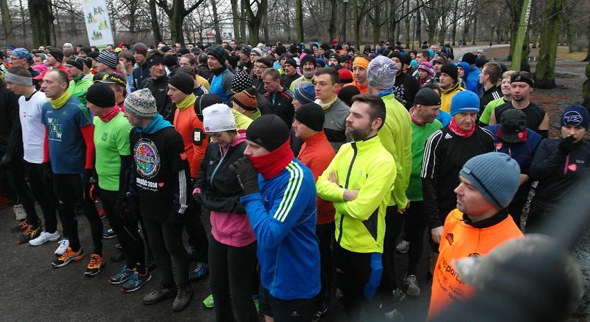 Parkrun Łódź. Bieg w parku Poniatowskiego - 10 stycznia 2015