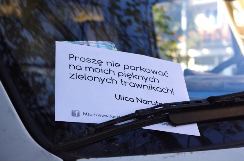 Walczą ze złym parkowaniem na Narutowicza w Łodzi.