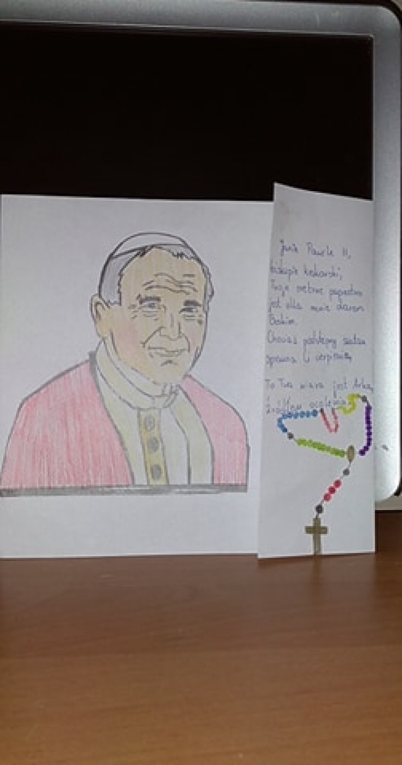  Konkurs plastyczny  „Papieska Laurka Urodzinowa” w Pałacu Lubostroń [zdjęcia, wyniki]