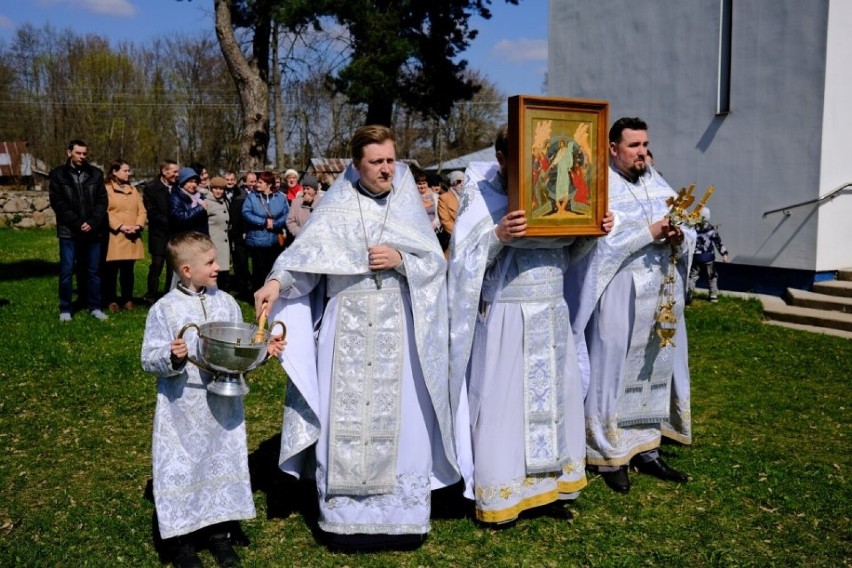 Święto parafialne w Jacznie. W świątecznej procesji wzięli udział prawosławni wierni, burmistrz Dąbrowy i proboszcz miejscowej parafii