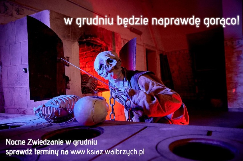 Grudniowe edycje Nocnego Zwiedzania Zamku Książ - Po zmroku dzieje się więcej