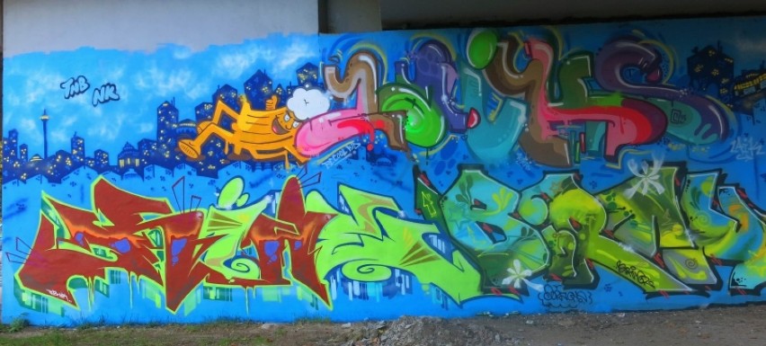 Legalne graffiti na ul. Krakowskiej