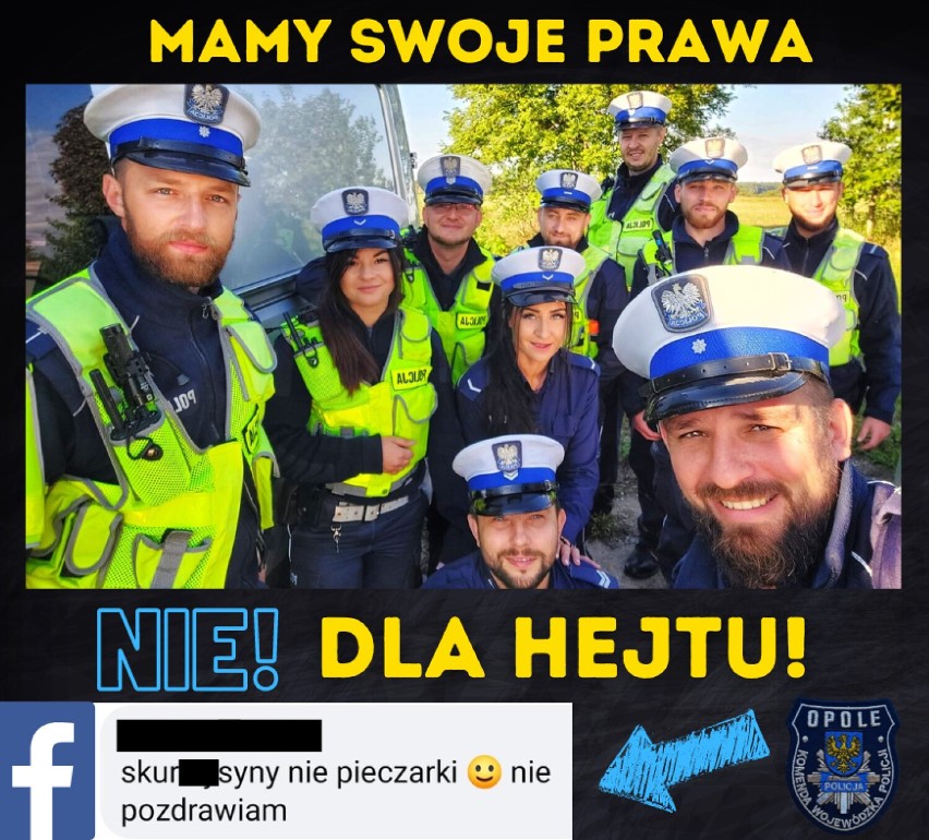 Opocznianka skazana za obraźliwy komentarz o policjantach na Facebooku - "Skur... nie pieczarki"