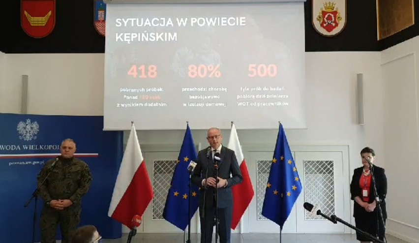Wojewoda Wielkopolski Łukasz Mikołajczyk, przedstawiciel...