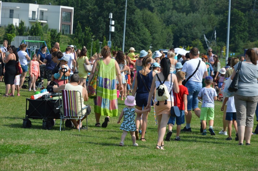 Festiwal baniek mydlanych nad zalewem Zadębie w Skierniewicach. Najmłodsi mieli dużo zabawy