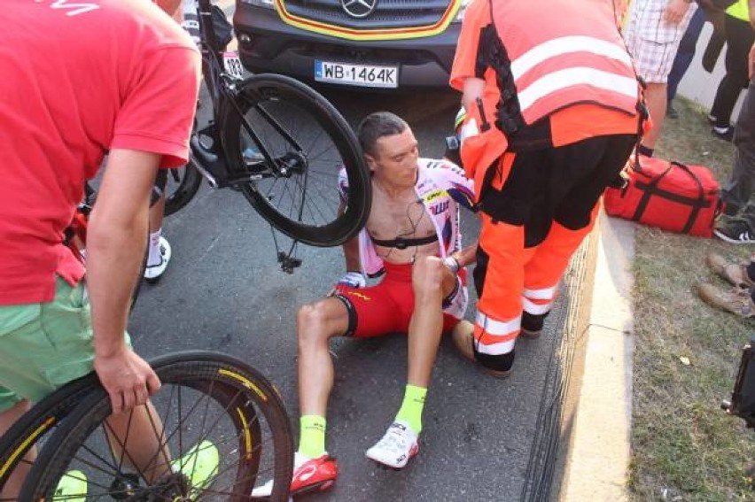 Matteo Pelucchi zwycięzcą drugiego etapu Tour de Pologne. Kraksa na finiszu [ZDJĘCIA]