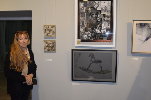 Bożęna Kuzio-Bilska wystawiała już swoje prace w Akademii Twórczości w Skierniewicach