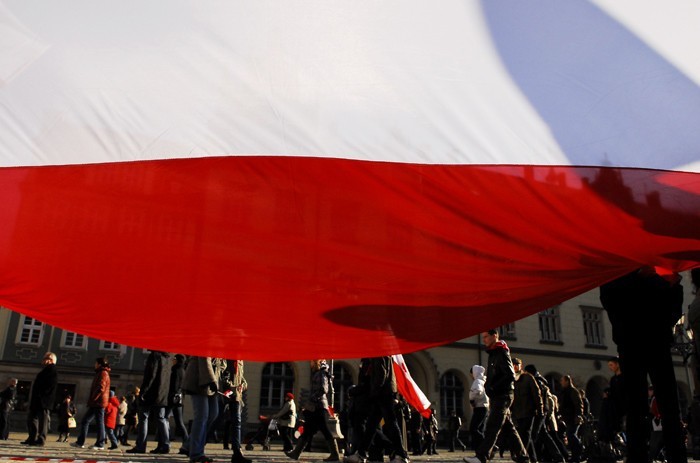 Radosna Parada Niepodległości na wrocławskim Rynku (ZDJĘCIA)