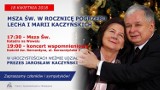 Rocznica pogrzebu Lecha i Marii Kaczyńskich. Do Krakowa przyjedzie prezes PiS