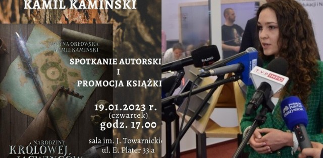 Justyna Orłowska (na zdj.) oraz Kamil Kamiński spotkają się z suwalczanami, by opowiedzieć o swojej książce „Narodziny Królowej Jaćwingów”