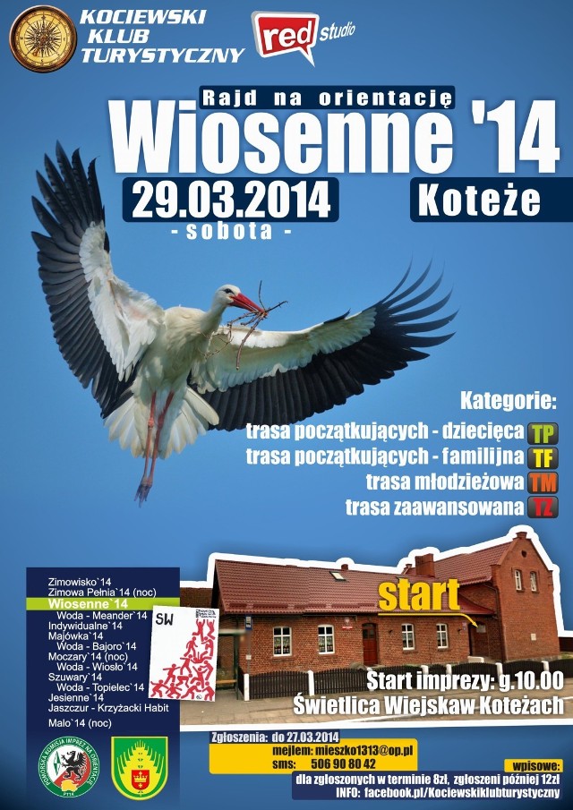 Koteże. Rajd na orientację "WIOSENNE'14"